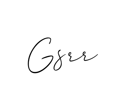 if you are searching for the best signature style for your name Gsrr. so please give up your signature search. here we have designed multiple signature styles  using Allison_Script. Gsrr signature style 2 images and pictures png