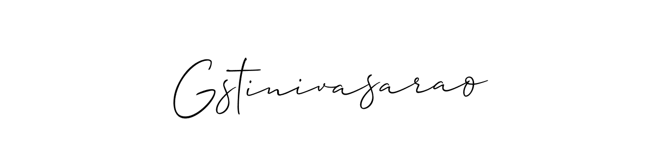 Gstinivasarao stylish signature style. Best Handwritten Sign (Allison_Script) for my name. Handwritten Signature Collection Ideas for my name Gstinivasarao. Gstinivasarao signature style 2 images and pictures png