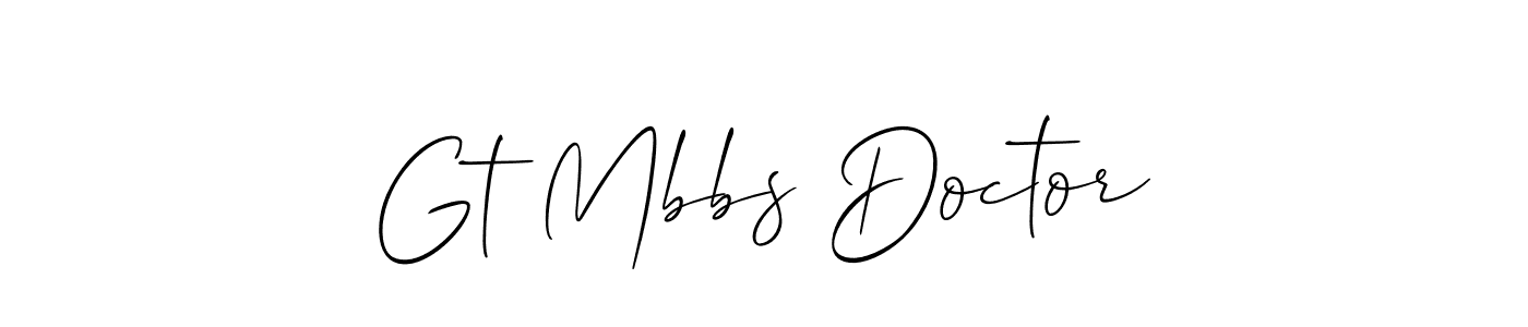 Best and Professional Signature Style for Gt Mbbs Doctor. Allison_Script Best Signature Style Collection. Gt Mbbs Doctor signature style 2 images and pictures png