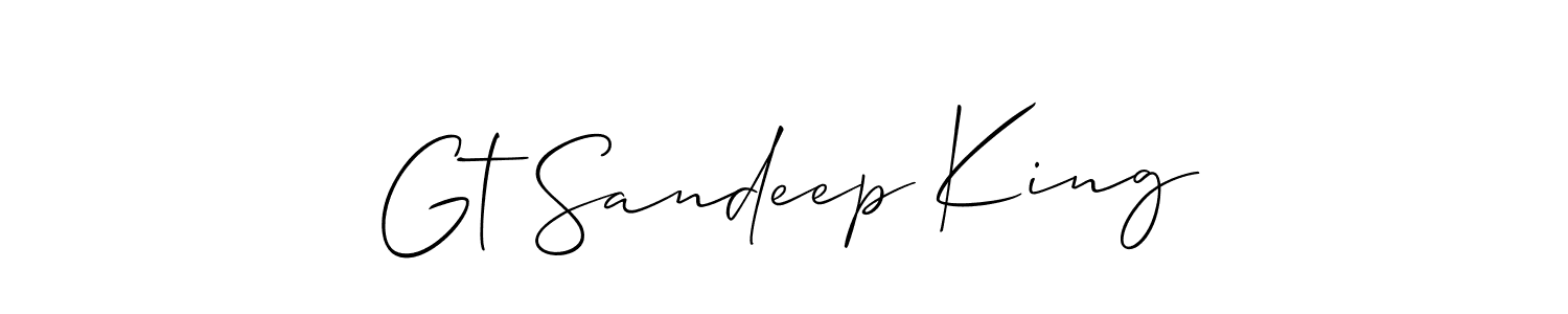See photos of Gt Sandeep King official signature by Spectra . Check more albums & portfolios. Read reviews & check more about Allison_Script font. Gt Sandeep King signature style 2 images and pictures png