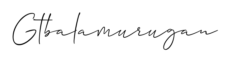 Download transparent PNG signature for name Gtbalamurugan styled with Allison_Script font. Ready to paste directly into PDF and Word agreements. Gtbalamurugan signature style 2 images and pictures png