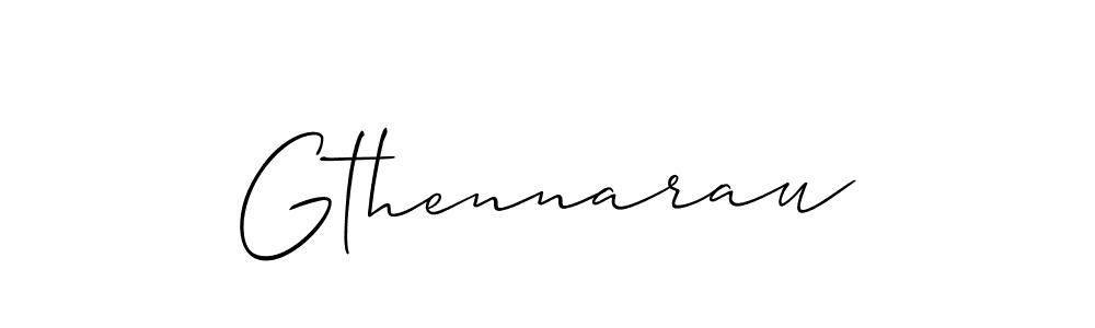 if you are searching for the best signature style for your name Gthennarau. so please give up your signature search. here we have designed multiple signature styles  using Allison_Script. Gthennarau signature style 2 images and pictures png