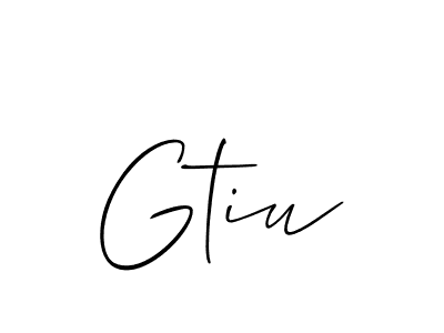 Similarly Allison_Script is the best handwritten signature design. Signature creator online .You can use it as an online autograph creator for name Gtiu. Gtiu signature style 2 images and pictures png
