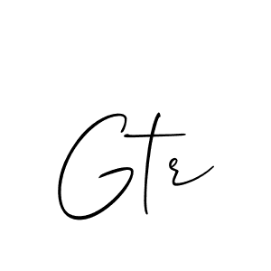 Also You can easily find your signature by using the search form. We will create Gtr name handwritten signature images for you free of cost using Allison_Script sign style. Gtr signature style 2 images and pictures png