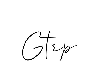 How to make Gtrp signature? Allison_Script is a professional autograph style. Create handwritten signature for Gtrp name. Gtrp signature style 2 images and pictures png