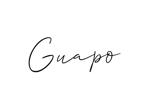 You can use this online signature creator to create a handwritten signature for the name Guapo. This is the best online autograph maker. Guapo signature style 2 images and pictures png