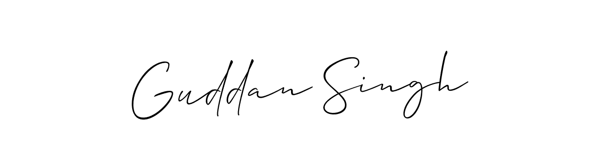 Make a short Guddan Singh signature style. Manage your documents anywhere anytime using Allison_Script. Create and add eSignatures, submit forms, share and send files easily. Guddan Singh signature style 2 images and pictures png