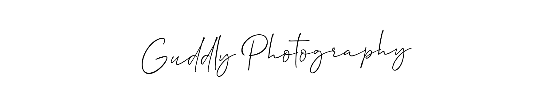 Make a beautiful signature design for name Guddly Photography. Use this online signature maker to create a handwritten signature for free. Guddly Photography signature style 2 images and pictures png