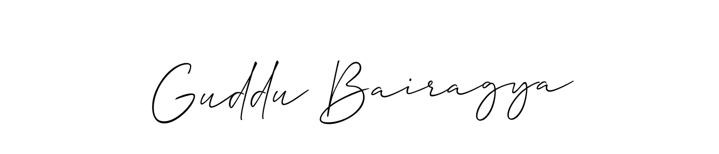 Best and Professional Signature Style for Guddu Bairagya. Allison_Script Best Signature Style Collection. Guddu Bairagya signature style 2 images and pictures png