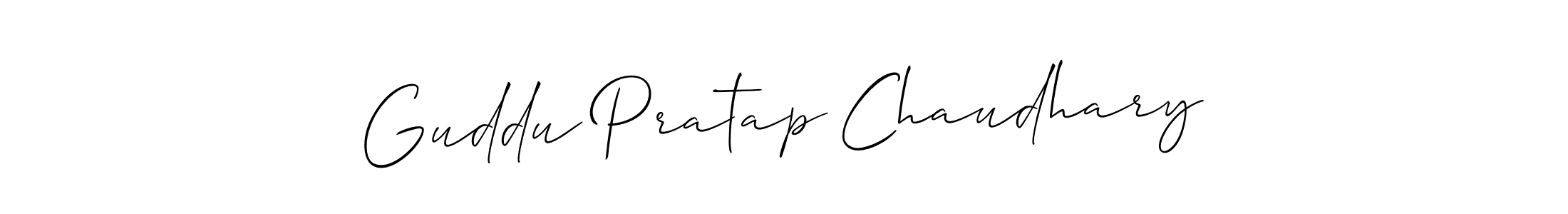 How to Draw Guddu Pratap Chaudhary signature style? Allison_Script is a latest design signature styles for name Guddu Pratap Chaudhary. Guddu Pratap Chaudhary signature style 2 images and pictures png