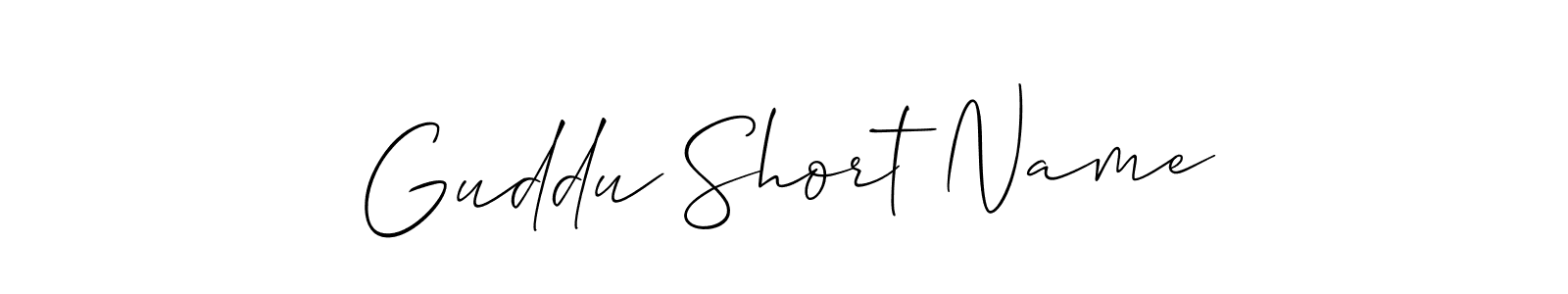 Guddu Short Name stylish signature style. Best Handwritten Sign (Allison_Script) for my name. Handwritten Signature Collection Ideas for my name Guddu Short Name. Guddu Short Name signature style 2 images and pictures png