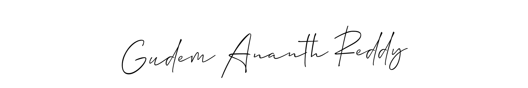 Here are the top 10 professional signature styles for the name Gudem Ananth Reddy. These are the best autograph styles you can use for your name. Gudem Ananth Reddy signature style 2 images and pictures png