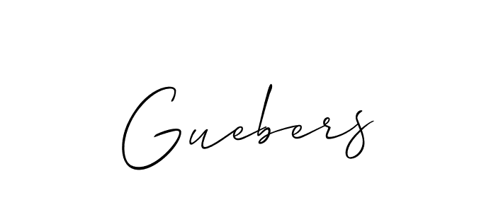 Make a beautiful signature design for name Guebers. Use this online signature maker to create a handwritten signature for free. Guebers signature style 2 images and pictures png