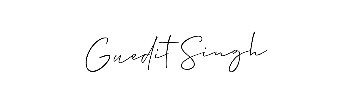 Check out images of Autograph of Guedit Singh name. Actor Guedit Singh Signature Style. Allison_Script is a professional sign style online. Guedit Singh signature style 2 images and pictures png