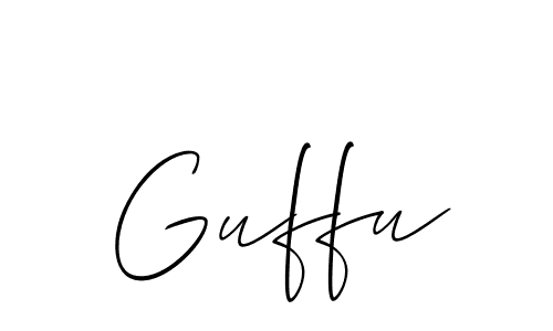 Here are the top 10 professional signature styles for the name Guffu. These are the best autograph styles you can use for your name. Guffu signature style 2 images and pictures png