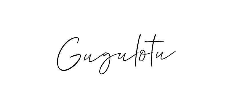 Best and Professional Signature Style for Gugulotu. Allison_Script Best Signature Style Collection. Gugulotu signature style 2 images and pictures png