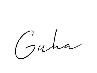 Make a short Guha signature style. Manage your documents anywhere anytime using Allison_Script. Create and add eSignatures, submit forms, share and send files easily. Guha signature style 2 images and pictures png