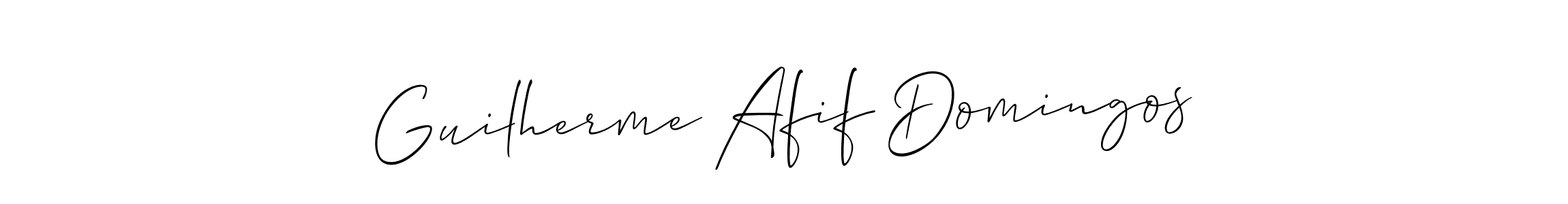 Allison_Script is a professional signature style that is perfect for those who want to add a touch of class to their signature. It is also a great choice for those who want to make their signature more unique. Get Guilherme Afif Domingos name to fancy signature for free. Guilherme Afif Domingos signature style 2 images and pictures png