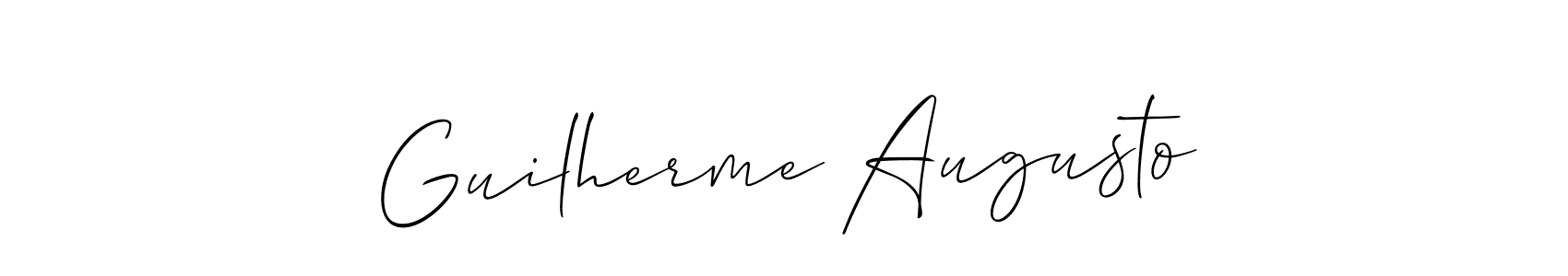 if you are searching for the best signature style for your name Guilherme Augusto. so please give up your signature search. here we have designed multiple signature styles  using Allison_Script. Guilherme Augusto signature style 2 images and pictures png