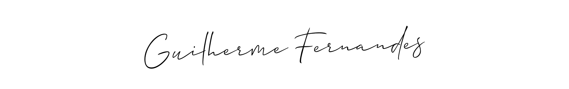 Make a short Guilherme Fernandes signature style. Manage your documents anywhere anytime using Allison_Script. Create and add eSignatures, submit forms, share and send files easily. Guilherme Fernandes signature style 2 images and pictures png