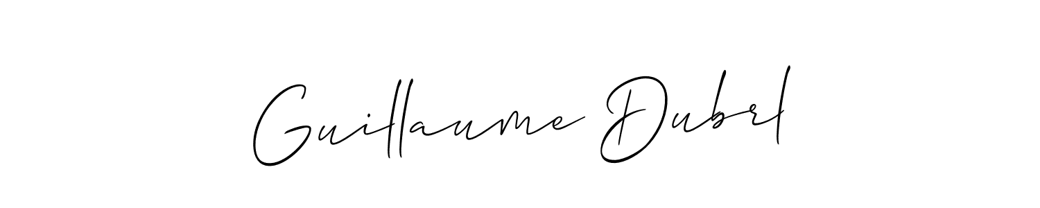 Check out images of Autograph of Guillaume Dubrl name. Actor Guillaume Dubrl Signature Style. Allison_Script is a professional sign style online. Guillaume Dubrl signature style 2 images and pictures png