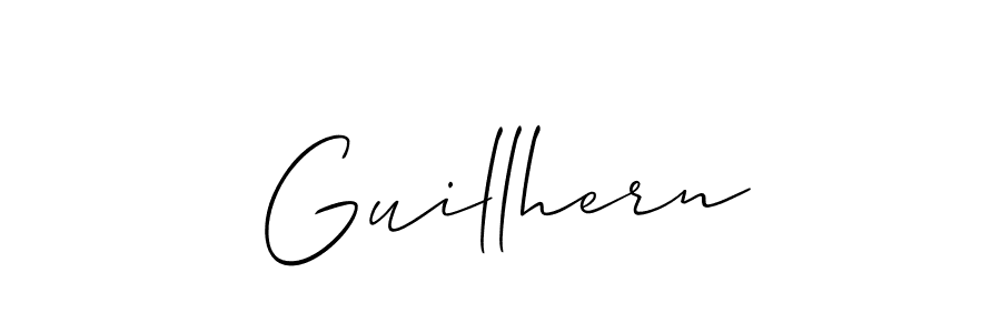 Also You can easily find your signature by using the search form. We will create Guillhern name handwritten signature images for you free of cost using Allison_Script sign style. Guillhern signature style 2 images and pictures png