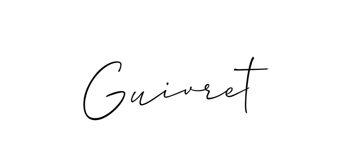 Here are the top 10 professional signature styles for the name Guivret. These are the best autograph styles you can use for your name. Guivret signature style 2 images and pictures png