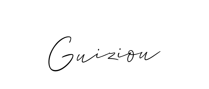 Guiziou stylish signature style. Best Handwritten Sign (Allison_Script) for my name. Handwritten Signature Collection Ideas for my name Guiziou. Guiziou signature style 2 images and pictures png