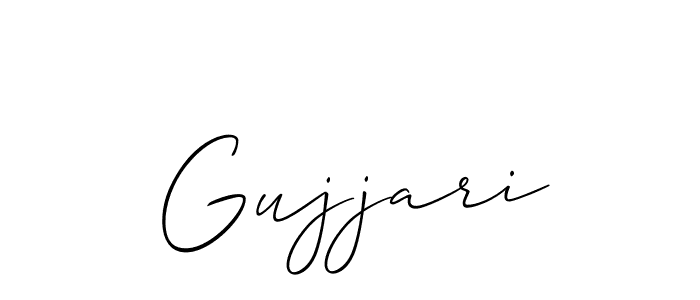 Gujjari stylish signature style. Best Handwritten Sign (Allison_Script) for my name. Handwritten Signature Collection Ideas for my name Gujjari. Gujjari signature style 2 images and pictures png