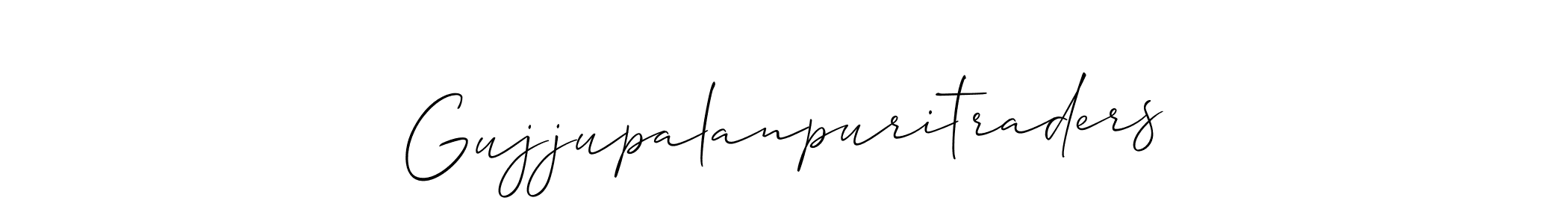 Gujjupalanpuritraders stylish signature style. Best Handwritten Sign (Allison_Script) for my name. Handwritten Signature Collection Ideas for my name Gujjupalanpuritraders. Gujjupalanpuritraders signature style 2 images and pictures png