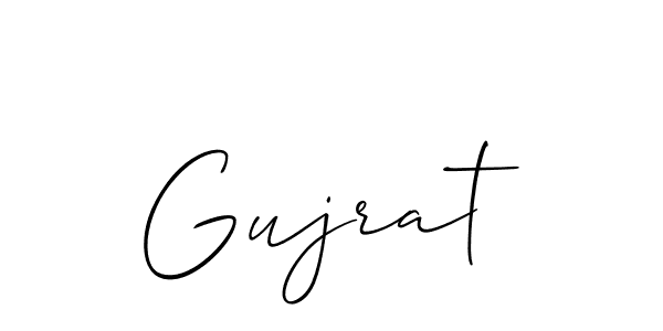 Create a beautiful signature design for name Gujrat. With this signature (Allison_Script) fonts, you can make a handwritten signature for free. Gujrat signature style 2 images and pictures png