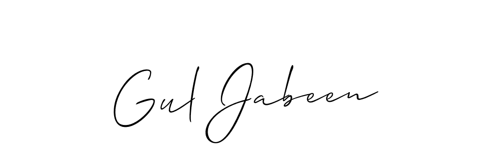 You can use this online signature creator to create a handwritten signature for the name Gul Jabeen. This is the best online autograph maker. Gul Jabeen signature style 2 images and pictures png
