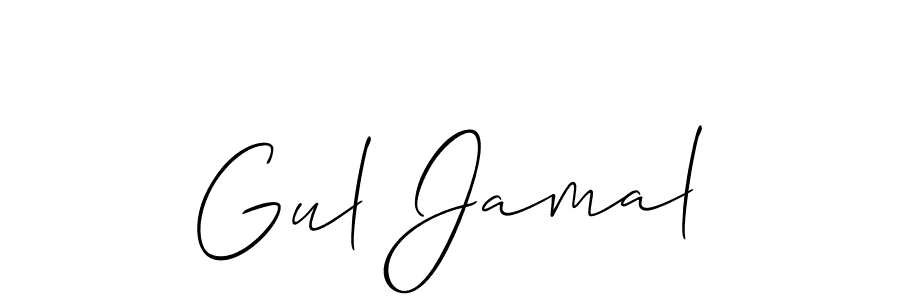 This is the best signature style for the Gul Jamal name. Also you like these signature font (Allison_Script). Mix name signature. Gul Jamal signature style 2 images and pictures png