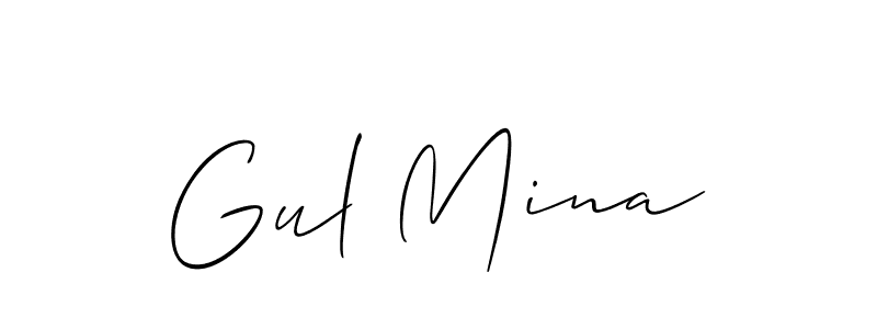 You can use this online signature creator to create a handwritten signature for the name Gul Mina. This is the best online autograph maker. Gul Mina signature style 2 images and pictures png