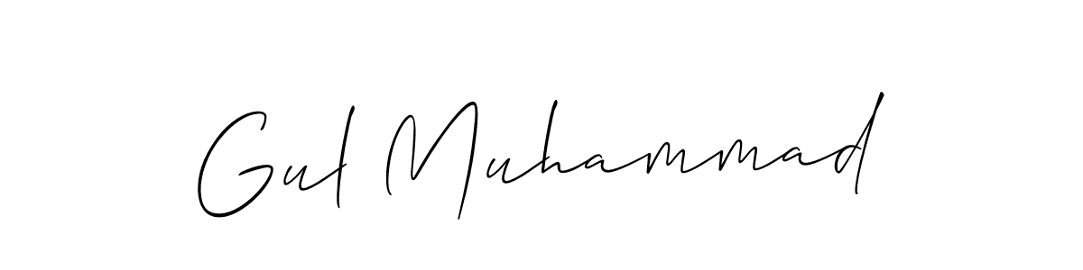 You should practise on your own different ways (Allison_Script) to write your name (Gul Muhammad) in signature. don't let someone else do it for you. Gul Muhammad signature style 2 images and pictures png