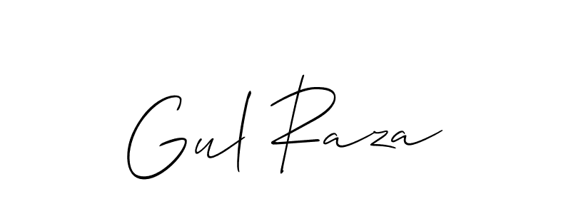 Also we have Gul Raza name is the best signature style. Create professional handwritten signature collection using Allison_Script autograph style. Gul Raza signature style 2 images and pictures png