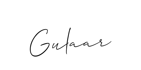 Similarly Allison_Script is the best handwritten signature design. Signature creator online .You can use it as an online autograph creator for name Gulaar. Gulaar signature style 2 images and pictures png