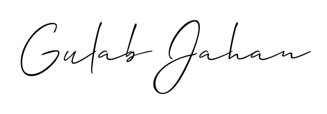 Express your personality with a custom Gulab Jahan signature crafted with Allison_Script typography. Free transparent PNG download available. Gulab Jahan signature style 2 images and pictures png