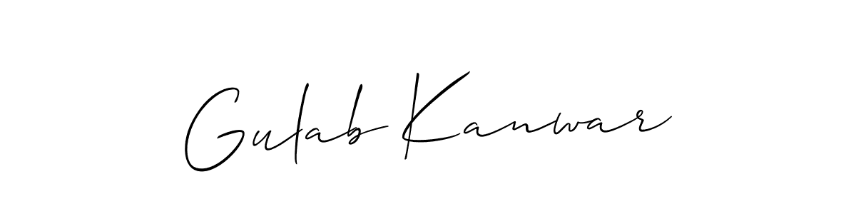 See photos of Gulab Kanwar official signature by Spectra . Check more albums & portfolios. Read reviews & check more about Allison_Script font. Gulab Kanwar signature style 2 images and pictures png