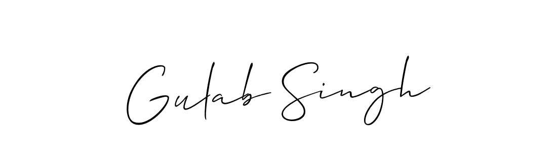 You can use this online signature creator to create a handwritten signature for the name Gulab Singh. This is the best online autograph maker. Gulab Singh signature style 2 images and pictures png