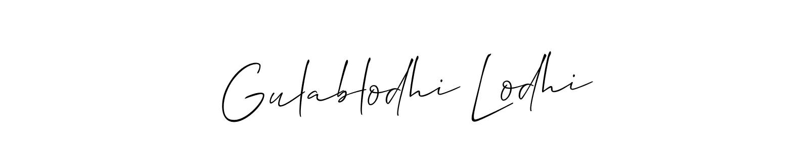 Make a beautiful signature design for name Gulablodhi Lodhi. Use this online signature maker to create a handwritten signature for free. Gulablodhi Lodhi signature style 2 images and pictures png