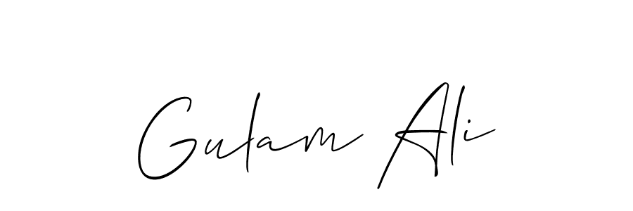 Once you've used our free online signature maker to create your best signature Allison_Script style, it's time to enjoy all of the benefits that Gulam Ali name signing documents. Gulam Ali signature style 2 images and pictures png