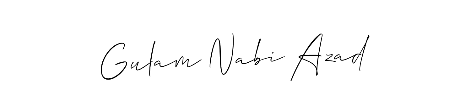 Also You can easily find your signature by using the search form. We will create Gulam Nabi Azad name handwritten signature images for you free of cost using Allison_Script sign style. Gulam Nabi Azad signature style 2 images and pictures png