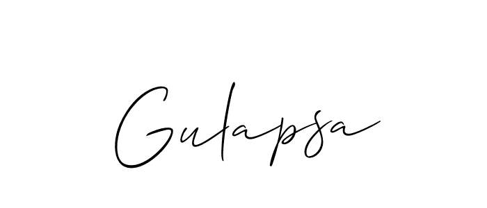 Make a beautiful signature design for name Gulapsa. Use this online signature maker to create a handwritten signature for free. Gulapsa signature style 2 images and pictures png