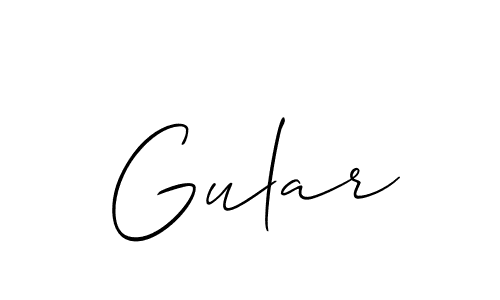 Best and Professional Signature Style for Gular. Allison_Script Best Signature Style Collection. Gular signature style 2 images and pictures png