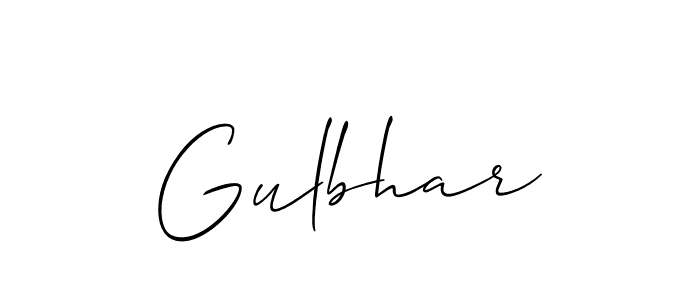 Also You can easily find your signature by using the search form. We will create Gulbhar name handwritten signature images for you free of cost using Allison_Script sign style. Gulbhar signature style 2 images and pictures png