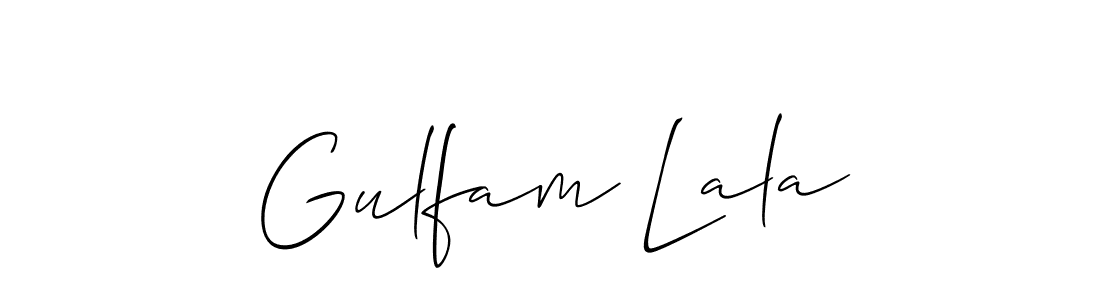 Make a short Gulfam Lala signature style. Manage your documents anywhere anytime using Allison_Script. Create and add eSignatures, submit forms, share and send files easily. Gulfam Lala signature style 2 images and pictures png