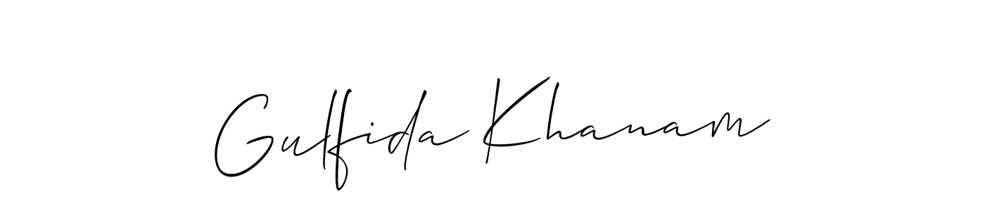 Best and Professional Signature Style for Gulfida Khanam. Allison_Script Best Signature Style Collection. Gulfida Khanam signature style 2 images and pictures png
