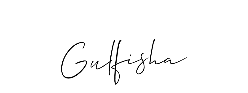 Similarly Allison_Script is the best handwritten signature design. Signature creator online .You can use it as an online autograph creator for name Gulfisha. Gulfisha signature style 2 images and pictures png
