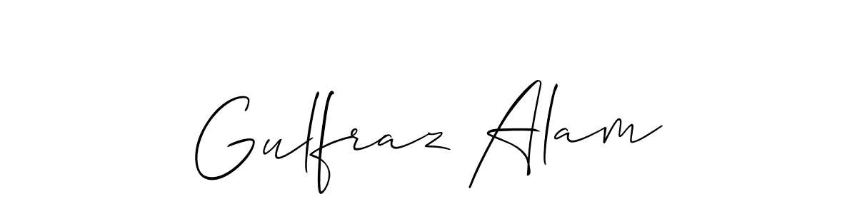 Also we have Gulfraz Alam name is the best signature style. Create professional handwritten signature collection using Allison_Script autograph style. Gulfraz Alam signature style 2 images and pictures png